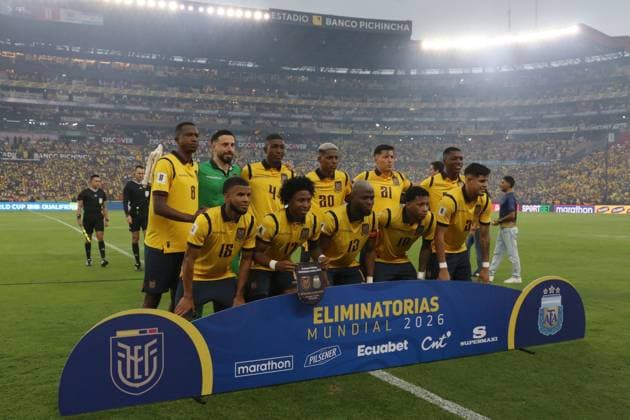 FBL-ELIMINATORIAS-ECUADOR-ARGENTINA Guayaquil, martes 09 de septiembre del 2025 Las selecciones de futbol de Ecuador y Argentina se enfrentan en la ultima fecha de las Eliminatorias Sudamericanas rumbo al mundial 2026. El partido se juega en el estadio Banco Pichincha, en la ciudad portuaria de Guayaquil. Fotos: API Rolando Enriquez Guayaquil Guayas Ecuador Copyright: xROLANDOxENRIQUEZx