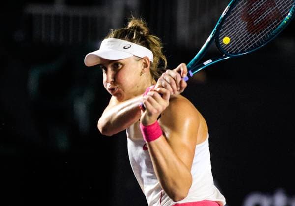 WTA, Tennis Damen 250 SP OPEN SaO PAULO, SP - 09.09.2025: WTA 250 SP OPEN - The first edition of the SP Open, a WTA 250 series tournament played on hard courts, will take place at Villa-Lobos Park, in the west zone of Sao Paulo. The event marks Sao Paulo& 39;s return to the official WTA calendar after 25 years and is the largest women& 39;s tournament in Brazil since 2016. In addition to the sporting competitions with 32 players in the singles and 16 doubles. In the photo, tennis player Beatriz Haddad Maia (BRA) during a SP Open match against tennis player Miriana Tona (ITA) this Tuesday (09). (Photo: Aloisio Mauricio Fotoarena) x2804102x  AloisioxMauricio