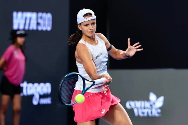 WTA GUADALAJARA 250 OPEN WTA GUADALAJARA 250 OPEN ARANGO VS LINETTE 09092025 GUADALAJARA, JALISCO Action photo of Emiliana Arango of Colombia, during day 2 the WTA Guadalajara 250 Open, held at the Centro Panamericano de Tenis of Guadalajara, Jalisco, Mexico Action photo of Emiliana Arango of Colombia, during day 2 of the WTA Guadalajara 250 Open, held at the Centro Panamericano de Tenis of Guadalajara, Jalisco, Mexico PHOTO BY IMAGENSHOP AGENCIA FOTOGRAFICA GUADALAJARA JALISCO MEXICO Copyright: xIMAGENSHOPxAGENCIAxFOTOGRAFICAx