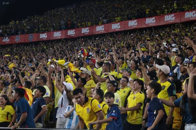 FBL-ELIMINATORIAS-ECUADOR-ARGENTINA Guayaquil, martes 09 de septiembre del 2025 Las selecciones de futbol de Ecuador y Argentina se enfrentan en la ultima fecha de las Eliminatorias Sudamericanas rumbo al mundial 2026. El partido se juega en el estadio Banco Pichincha, en la ciudad portuaria de Guayaquil. Fotos: API Rolando Enriquez Guayaquil Guayas Ecuador *** FBL ELIMINATORIES ECUADOR ARGENTINA Guayaquil, Tuesday, September 09, 2025 The soccer teams of Ecuador and Argentina face each other on the last day of the South American qualifiers for the 2026 World Cup The match is played at the Banco Pichincha stadium in the port city of Guayaquil Photos API Rolando Enriquez Guayaquil Guayas Ecuador Copyright: xROLANDOxENRIQUEZx
