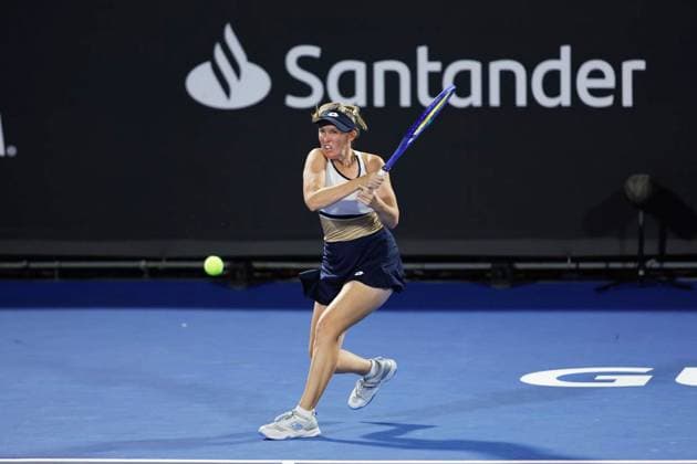 WTA GUADALAJARA 250 OPEN WTA GUADALAJARA 250 OPEN HUNTER VS SINIAKOVA 09092025 GUADALAJARA, JALISCO Action photo of Storm Hunter of Australia, during day 2 the WTA Guadalajara 250 Open, held at the Centro Panamericano de Tenis of Guadalajara, Jalisco, Mexico Action photo of Storm Hunter of Australia, during day 2 of the WTA Guadalajara 250 Open, held at the Centro Panamericano de Tenis of Guadalajara, Jalisco, Mexico PHOTO BY IMAGENSHOP AGENCIA FOTOGRAFICA GUADALAJARA JALISCO MEXICO Copyright: xIMAGENSHOPxAGENCIAxFOTOGRAFICAx