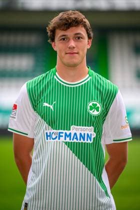 09 09 2025 SpVgg Greuther Fürth Kleeblatt Spielvereinigung 2 Soccer Bundesliga Season 2025 2026 Photo appointment Portrait appointment Presentation Press appointment Single photo Single photo Portrait Portrait Headshot Lukas Reich 2, SpVgg Greuther Fürth