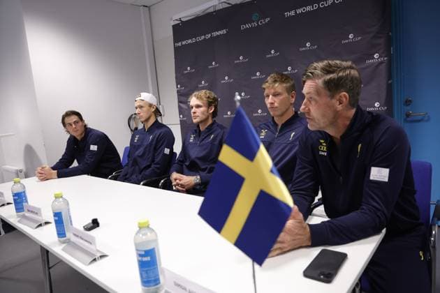 Tennis, Davis Cup, Team Sweden, Press event