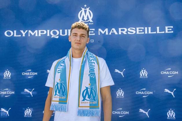 Football, France, Olympique Marseille presents Benjamin Pavard