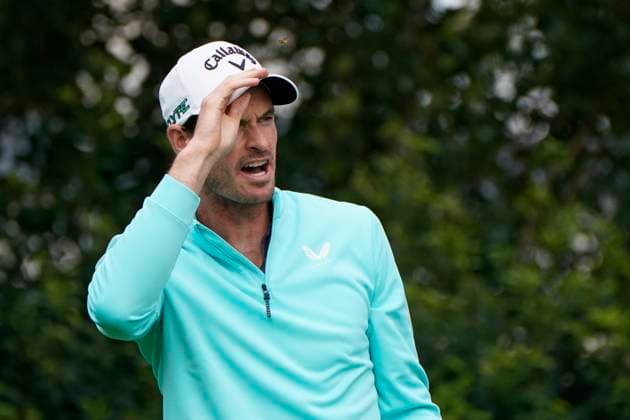 BMW PGA, Golf Herren 2025 Andy Murray former tennis Grand Slam player In action on Pro Am day at The BMW PGA, Wentworth (West) GC, Virginia Water, Surrey, England. UK 1oth September 20025 Copyright: xMarkxNewcombex