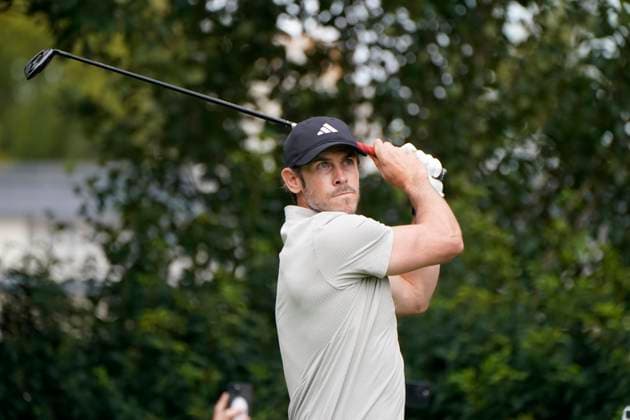BMW PGA, Golf Herren 2025 Gareth Bale former Football player In action on Pro Am day at The BMW PGA, Wentworth (West) GC, Virginia Water, Surrey, England. UK 1oth September 20025 Copyright: xMarkxNewcombex