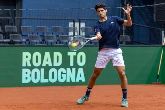 Training of the French Davis Cup national team, Nationalteam Pierre-Hugues Herbert during training of the French Davis Cup national team in SD Gradski vrt in Osijek on September 10, 2025 in Croatia  DavorxJavorovic PIXSELL
