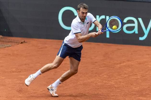 Training of the French Davis Cup national team, Nationalteam Benjamin Bonzi during training of the French Davis Cup national team in SD Gradski vrt in Osijek on September 10, 2025 in Croatia  DavorxJavorovic PIXSELL
