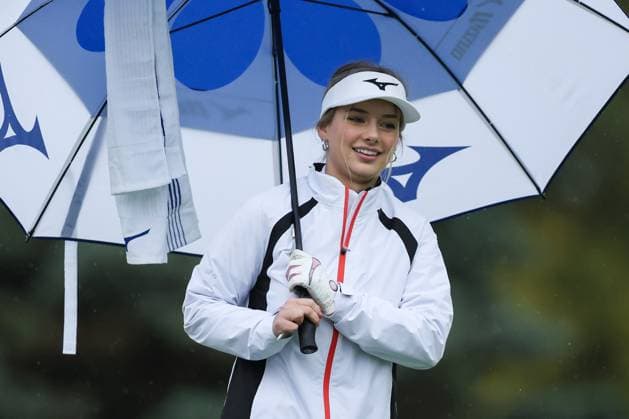 10th September 2025; Wentworth Club, London, England; The BMW PGA, Golf Herren Championship Golf Practice Day 2; Anna Halliday watches play on the 1st tee  HenningxvonxJagow