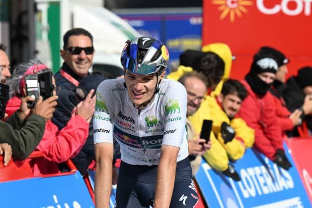 10-09-2025 Vuelta A Espana; Tappa 17 O Barco De Valdeorras - Alto De El Morredero; 2025, Red Bull - Bora Hansgrohe; Pellizzari, Giulio; Alto De El Morredero - Ponferrada; 