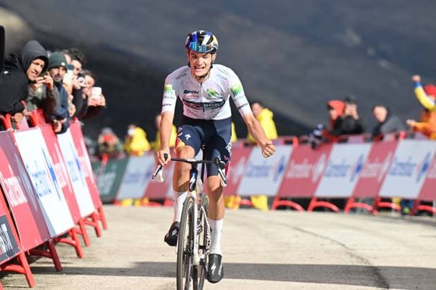 10-09-2025 Vuelta A Espana; Tappa 17 O Barco De Valdeorras - Alto De El Morredero; 2025, Red Bull - Bora Hansgrohe; Pellizzari, Giulio; Alto De El Morredero - Ponferrada; 