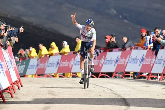 10-09-2025 Vuelta A Espana; Tappa 17 O Barco De Valdeorras - Alto De El Morredero; 2025, Red Bull - Bora Hansgrohe; Pellizzari, Giulio; Alto De El Morredero - Ponferrada; 