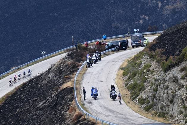 10-09-2025 Vuelta A Espana; Tappa 17 O Barco De Valdeorras - Alto De El Morredero; 2025, Red Bull - Bora Hansgrohe; Pellizzari, Giulio; Alto De El Morredero - Ponferrada; 