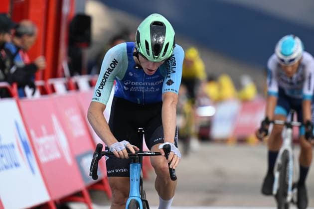 10-09-2025 Vuelta A Espana; Tappa 17 O Barco De Valdeorras - Alto De El Morredero; 2025, Decathlon - Ag2r La Mondiale; Gall, Felix; Alto De El Morredero - Ponferrada; 