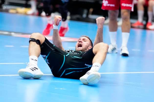 Denmark EHF Champions League Veszprem s Luka CindriA , Aalborg Denmark  Copyright: HenningxBaggerx spdk20250910-184854-L