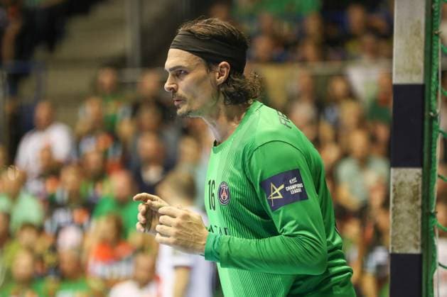 10 09 2025, xgox, Handball, EHF Champions League, SC Magdeburg Paris Saint Germain v l Jannick Green Paris, 16 Magdeburg