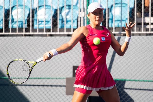 WTA, Tennis Damen 250 SP OPEN SaO PAULO, SP - 10.09.2025: WTA 250 SP OPEN - Marking the return of the professional women& 39;s tennis circuit to the capital of Sao Paulo after 25 years, the SP Open, WTA 250 of Sao Paulo, takes place from September 6 to 14 at Parque Villa Lobos. In the photo, Indonesian Janice Tjen in a match against Slovakian Martina Okalova on Wednesday afternoon (10). (Photo: Rodilei Morais Fotoarena) x2804198x  RodileixMorais