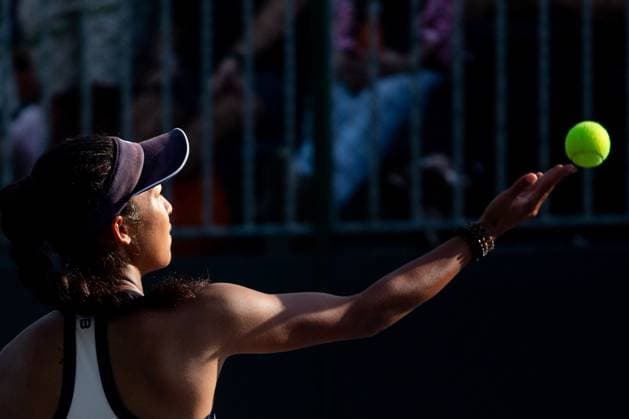 WTA, Tennis Damen 250 SP OPEN SaO PAULO, SP - 10.09.2025: WTA 250 SP OPEN - Marking the return of the professional women& 39;s tennis circuit to the capital of Sao Paulo after 25 years, the SP Open, WTA 250 of Sao Paulo, takes place from September 6 to 14 at Parque Villa Lobos. In the photo, Frenchwoman Tiantsoa Rakotomanga Rajaonah in a match against Mexican Victoria Rodriguez on Wednesday afternoon (10). (Photo: Rodilei Morais Fotoarena) x2804202x  RodileixMorais