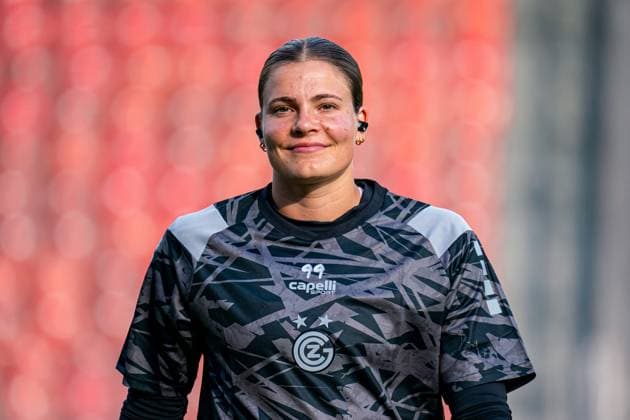 Switzerland UEFA Women s Europa Cup GC Women s Soccer vs BIIK Shymkent Letzigrund Stadium, Zurich GC Women s Soccer players arrival Copyright: xPriscilaxBütlerx