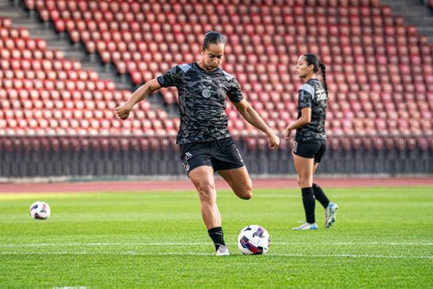 Switzerland UEFA Women s Europa Cup GC Women s Soccer vs BIIK Shymkent Letzigrund Stadium, Zurich GC Women s Soccer warming up Copyright: xPriscilaxBütlerx