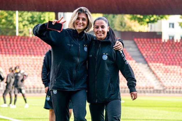 Switzerland UEFA Women s Europa Cup GC Women s Soccer vs BIIK Shymkent Letzigrund Stadium, Zurich GC Women s Soccer players arrival Copyright: xPriscilaxBütlerx
