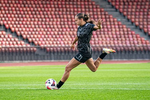 Switzerland UEFA Women s Europa Cup GC Women s Soccer vs BIIK Shymkent Letzigrund Stadium, Zurich GC Women s Soccer warming up Copyright: xPriscilaxBütlerx