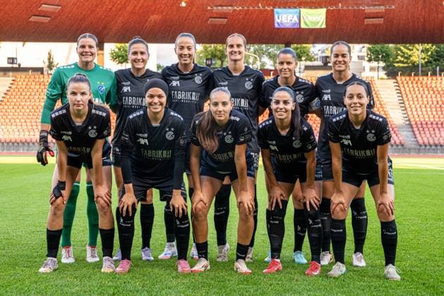 Switzerland UEFA Women s Europa Cup GC Women s Soccer vs BIIK Shymkent Letzigrund Stadium, Zurich GC Women s Soccer team photo Copyright: xPriscilaxBütlerx