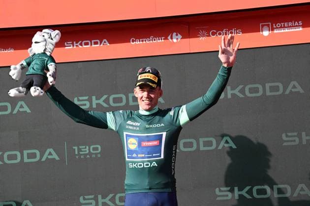 10-09-2025 Vuelta A Espana; Tappa 17 O Barco De Valdeorras - Alto De El Morredero; 2025, Lidl - Trek; Pedersen, Mads; Alto De El Morredero - Ponferrada; 