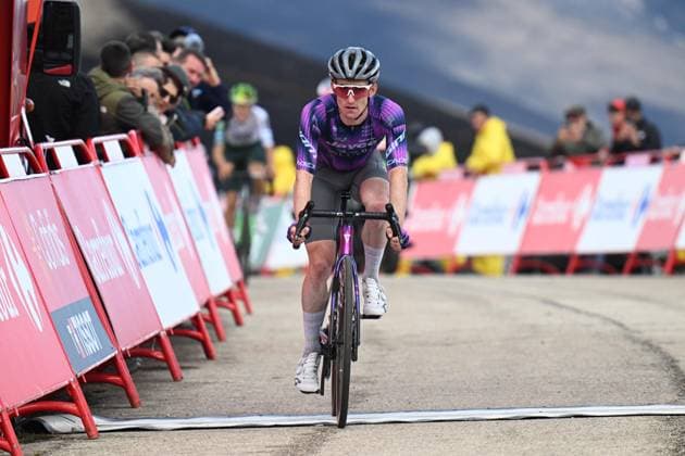 10-09-2025 Vuelta A Espana; Tappa 17 O Barco De Valdeorras - Alto De El Morredero; 2025, Jayco - Alula; Dunbar, Eddie; Alto De El Morredero - Ponferrada; 