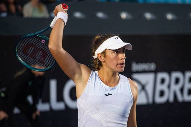 WTA, Tennis Damen 250 SP OPEN SaO PAULO, SP - 10.09.2025: WTA 250 SP OPEN - Marking the return of the professional women& 39;s tennis circuit to the capital of Sao Paulo after 25 years, the SP Open, WTA 250 of Sao Paulo, takes place from September 6 to 14 at Parque Villa Lobos. In the photo, Argentine Solana Sierra in a match against Brazilian Nauhany Vitoria Leme da Silva, Nana, late afternoon this Wednesday (10). (Photo: Rodilei Morais Fotoarena) x2804343x  RodileixMorais