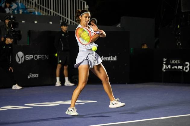 WTA, Tennis Damen 250 SP OPEN SaO PAULO, SP - 10.09.2025: WTA 250 SP OPEN - Marking the return of the professional women& 39;s tennis circuit to the capital of Sao Paulo after 25 years, the SP Open, WTA 250 of Sao Paulo, takes place from September 6 to 14 at Parque Villa Lobos. In the photo, Argentine Julia Riera during a match against Filipina Alexandra Eala on Wednesday night (10). (Photo: Rodilei Morais Fotoarena) x2804362x  RodileixMorais