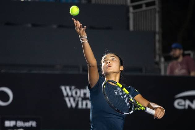 WTA, Tennis Damen 250 SP OPEN SaO PAULO, SP - 10.09.2025: WTA 250 SP OPEN - Marking the return of the professional women& 39;s tennis circuit to the capital of Sao Paulo after 25 years, the SP Open, WTA 250 of Sao Paulo, takes place from September 6 to 14 at Parque Villa Lobos. In the photo, the Filipina Alexandra Eala during a match against the Argentine Julia Riera on Wednesday night (10). (Photo: Rodilei Morais Fotoarena) x2804364x  RodileixMorais