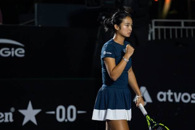 WTA, Tennis Damen 250 SP OPEN SaO PAULO, SP - 10.09.2025: WTA 250 SP OPEN - Marking the return of the professional women& 39;s tennis circuit to the capital of Sao Paulo after 25 years, the SP Open, WTA 250 of Sao Paulo, takes place from September 6 to 14 at Parque Villa Lobos. In the photo, the Filipina Alexandra Eala during a match against the Argentine Julia Riera on Wednesday night (10). (Photo: Rodilei Morais Fotoarena) x2804365x  RodileixMorais