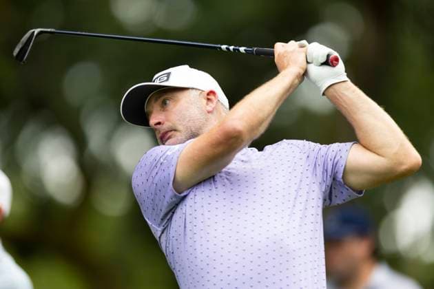 September 10, 2025, Napa, California, United States: NAPA, CA - SEPTEMBER 10: David Skinns of England tees off on hole 8 during the Procore Championship 2025 - Pro-Am at Silverado Resort on September 10, 2025 in Napa, California. Napa United States - ZUMAt139 20250910_aaa_t139_002 Copyright: xAlxChang IsixPhotosx