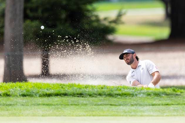 September 10, 2025, Napa, California, United States: NAPA, CA - SEPTEMBER 10: Max Homa of the United States hits a sand shot on hole 7 during the Procore Championship 2025 - Pro-Am at Silverado Resort on September 10, 2025 in Napa, California. Napa United States - ZUMAt139 20250910_aaa_t139_015 Copyright: xAlxChang IsixPhotosx