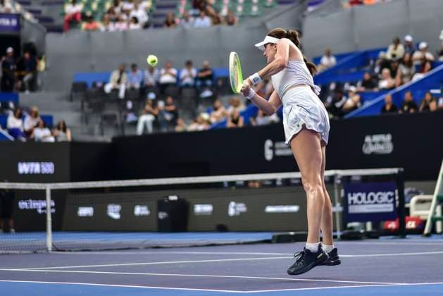 WTA GUADALAJARA 250 OPEN WTA GUADALAJARA 250 OPEN MARINO VS MARIA 10092025 GUADALAJARA, JALISCO Action photo of Rebecca Marino of Canada, during day 3 the WTA Guadalajara 250 Open, held at the Centro Panamericano de Tenis of Guadalajara, Jalisco, Mexico Action photo of Rebecca Marino of Canada, during day 3 the WTA Guadalajara 250 Open, held at the Centro Panamericano de Tenis of Guadalajara, Jalisco, Mexico PHOTO BY IMAGENSHOP AGENCIA FOTOGRAFICA GUADALAJARA JALISCO MEXICO Copyright: xIMAGENSHOPxAGENCIAxFOTOGRAFICAx