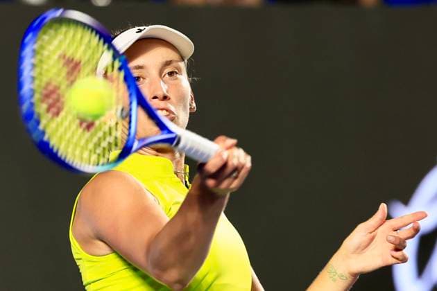WTA GUADALAJARA 250 OPEN WTA GUADALAJARA 250 OPEN MARTENS VS JACQUEMOT 10092025 GUADALAJARA, JALISCO Action photo of Elise Martens of Belgium, during day 3 the WTA Guadalajara 250 Open, held at the Centro Panamericano de Tenis of Guadalajara, Jalisco, Mexico Action photo of Elise Martens of Belgium, during day 3 of the WTA Guadalajara 250 Open, held at the Centro Panamericano de Tenis of Guadalajara, Jalisco, Mexico PHOTO BY IMAGENSHOP AGENCIA FOTOGRAFICA GUADALAJARA JALISCO MEXICO Copyright: xIMAGENSHOPxAGENCIAxFOTOGRAFICAx