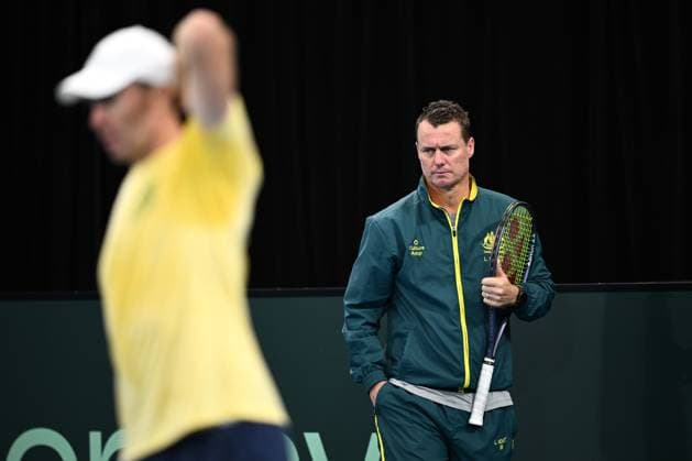 Tennis, Davis Cup, Team Australia, Training and press conference