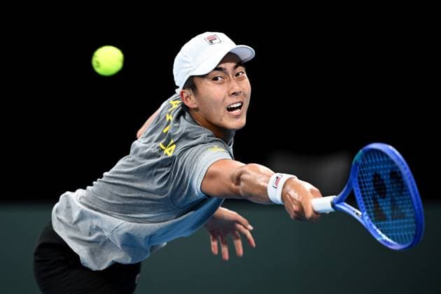 DAVIS CUP PHOTO OPS, Rinky Hijikata during a Davis Cup practice hit at Ken Rosewall Arena in Sydney, Thursday, September 11, 2025. ( NO ARCHIVING, EDITORIAL USE ONLY SYDNEY NEW SOUTH WALES AUSTRALIA  Copyright: xDANxHIMBRECHTSx 20250911131585386227