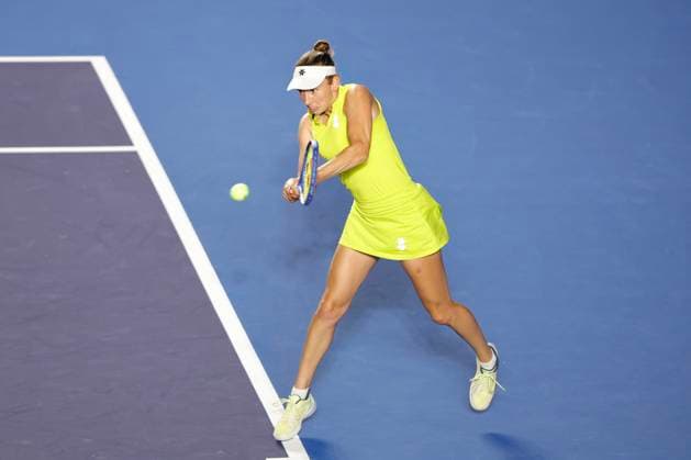 WTA GUADALAJARA 250 OPEN WTA GUADALAJARA 250 OPEN MARTENS VS JACQUEMOT 10092025 GUADALAJARA, JALISCO Action photo of Elise Martens of Belgium during day 3 the WTA Guadalajara 250 Open, held at the Centro Panamericano de Tenis of Guadalajara, Jalisco, Mexico Action photo of Elise Martens of Belgium during day 3 of the WTA Guadalajara 250 Open, held at the Centro Panamericano de Tenis of Guadalajara, Jalisco, Mexico PHOTO BY IMAGENSHOP AGENCIA FOTOGRAFICA GUADALAJARA JALISCO MEXICO Copyright: xIMAGENSHOPxAGENCIAxFOTOGRAFICAx