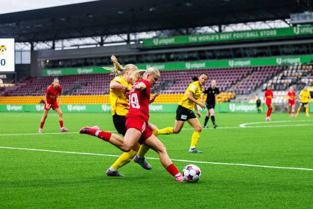 FC Nordsjaelland v KuPS, UEFA Women™s Europa Cup, Farum, Denmark Farum, Denmark. 10th, September 2025. Cecilie Larsen (28) of FC Nordsjaelland seen during the UEFA Women™s Europa Cup qualification match between FC Nordsjaelland and KuPS at Right to Dream Park in Farum. Denmark, Farum  Copyright: xGonzalesxPhoto DejanxObretkovicx