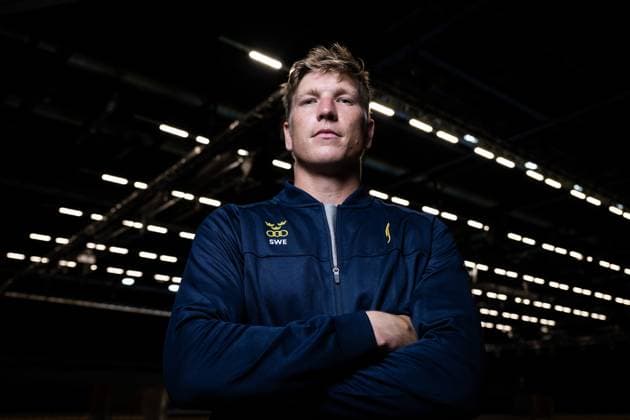 250911 AndrÃ Göransson of Sweden poses for a portrait during the Davis Cup draw ceremony ahead of the match between Sweden and Tunisia on September 11, 2025 in Partille Photo Mathias Bergeld BILDBYRAN code MB MB1200 tennis davis cup lottningen lotting draw ceremony sverige sweden bbeng tunisien tunisia porträtt portrait  Copyright: MATHIASxBERGELD BB250911MB002