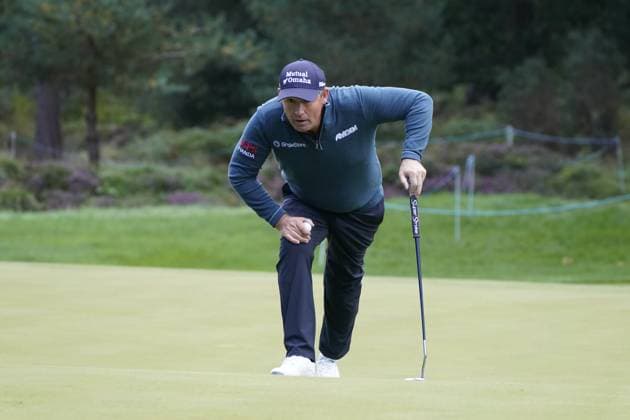 BMW PGA, Golf Herren 2025 Padraig Harrington In action on the 1st day at The BMW PGA, Wentworth (West) GC, Virginia Water, Surrey, England. UK 11th September 2025 Copyright: xMarkxNewcombex