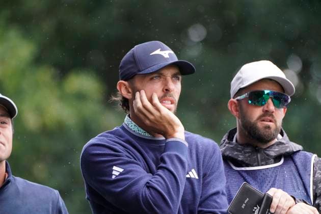 BMW PGA, Golf Herren 2025 Marco Penge In action on the 1st day at The BMW PGA, Wentworth (West) GC, Virginia Water, Surrey, England. UK 11th September 2025 Copyright: xMarkxNewcombex