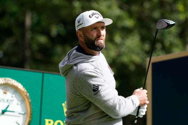 BMW PGA, Golf Herren 2025 Jon Rahm In action on the 1st day at The BMW PGA, Wentworth (West) GC, Virginia Water, Surrey, England. UK 11th September 2025 Copyright: xMarkxNewcombex