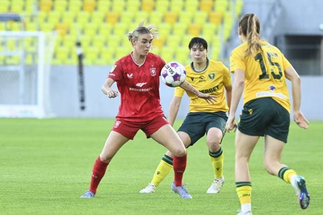Patrycja Kozarzewska (GKS) during match 3rd qualifying round for the UEFA Champions League Women between GKS Katowice Women vs FC Twente Women at the Arena Katowice in Katowice, Poland on September 11, 2025  Copyright: xMichalxDubiel IPAxSportx xipa-agency.netx xx IPA_64703880 IPA_Agency_IPA64703880