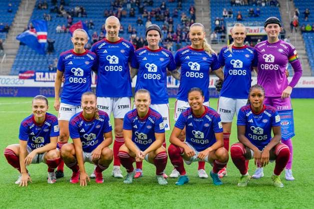 Champions League Women s Qualification Valerenga Ferencvaros Oslo 20250911 Valerenga Women before the Champions League qualifying match between Valerenga Ferencvaros at Intility Arena Photo Cornelius Poppe NTB Oslo Norway EDITORIAL USE ONLY RESTRICTED USE FOR BETTING COMPANIES  Copyright: xCorneliusxPoppex xNTBx