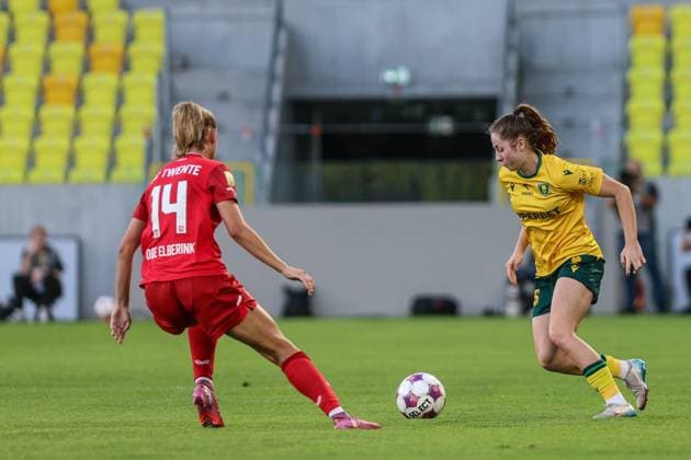 11.09.2025 KATOWICE MECZ ELIMINACJE LIGI MISTRZOW KOBIET GKS KATOWICE - FC TWENTE SEZON 2025 26 --- UEFA WOMENS CHAMPIONS LEAGUE FOOTBALL MATCH SEASON 2025 26 GKS KATOWICE - FC TWENTE NZ. JAGODA CYRANIAK FOT. LUKASZ JURGA ARENA AKCJI NEWSPIX.PL --- newspix.pl POLAND OUT! 