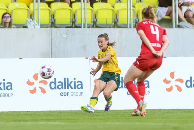 11.09.2025 KATOWICE MECZ ELIMINACJE LIGI MISTRZOW KOBIET GKS KATOWICE - FC TWENTE SEZON 2025 26 --- UEFA WOMENS CHAMPIONS LEAGUE FOOTBALL MATCH SEASON 2025 26 GKS KATOWICE - FC TWENTE NZ. JULIA WLODARCZYK FOT. LUKASZ JURGA ARENA AKCJI NEWSPIX.PL --- newspix.pl POLAND OUT! 
