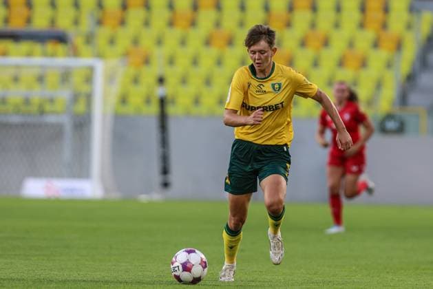 11.09.2025 KATOWICE MECZ ELIMINACJE LIGI MISTRZOW KOBIET GKS KATOWICE - FC TWENTE SEZON 2025 26 --- UEFA WOMENS CHAMPIONS LEAGUE FOOTBALL MATCH SEASON 2025 26 GKS KATOWICE - FC TWENTE NZ. KLAUDIA MACIAZKA FOT. LUKASZ JURGA ARENA AKCJI NEWSPIX.PL --- newspix.pl POLAND OUT! 